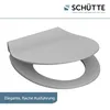 SCHÜTTE WC Sitz Duroplast SLIM GREY, Toilettendeckel mit Produktbild-Vorschau 3