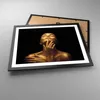 Gerahmtes Poster - Schwarzer Rahmen - Gold Frau Stück - Produktbild-Vorschau 3
