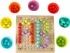 KIK - Vzdělávací puzzle, mozaika montessori korálků 77el. Produktbild-Vorschau 16