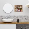 Armoire murale Relaxdays, noyer, 2 compartiments, fermeture Voir les images du produit 2