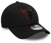 New Era NBA 9FORTY Cap Team Outline Chicago Bulls black Produktbild-Vorschau 4