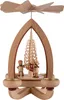1-stöckige Pyramide Bergmannszug - natur (28cm) von Heinz Produktbild-Vorschau 2