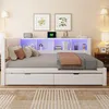 Flieks Tagesbett 140x200cm mit Schubladen, Jugendbett Produktbild-Vorschau 3