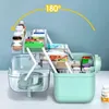 Lekárnička veľkosti L - Biela, prenosná lekárnička s Náhľad obrázku produktu 2