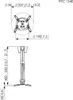 PPC 1540W Proiettore a soffitto Teles 40-55cm Wh Anteprima dell’immagine prodotto 2