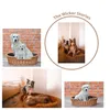 Panier pour chien en osier ovale avec un coussin 75X57 H19 Voir les images du produit 7
