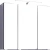 Bologna 3D-Spiegelschrank, graphitgrau, LED-Aufbauleuchte Produktbild-Vorschau 12