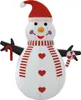 An inflatable snowman with Christmas decorations. Produktbild-Vorschau