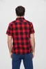 Brandit Check Shirt Short Sleeve red/black, 3XL Produktbild-Vorschau 5