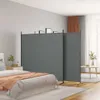 Parawan 3-Panelowy, Antracytowy, 525X180 Cm, Tkanina Podgląd zdjęcia produktu 8