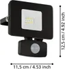 Ledspot Faedo 3 - 10w met bewegingssensor zwart Productafbeelding-voorbeeld 6