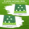 COSTWAY Set da gioco Golf Pong, tappetino putting green da Anteprima dell’immagine prodotto 5