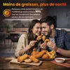 Extralink Air Fryer 6,5 l friteuse à air chaud 1800 W avec Voir les images du produit 5