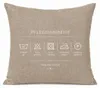 Kissenbezug 40x40 beige natur Kissenhülle Struktur Produktbild-Vorschau 3