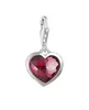 Thomas Sabo Damen Charm 925 Silber-synth. Korund silber/rot Produktbild-Vorschau 2