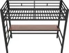 OKWISH Lit Mezzanine 90x200 cm - Lit Ado en Métal avec Voir les images du produit 9