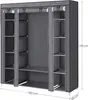 CALICOSY - Faltbarer Kleiderschrank aus Stoff mit Produktbild-Vorschau 6