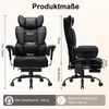 Ergonomická kancelářská židle HOFFREE s 7-bodovou vibrační Náhled obrázku produktu 2