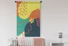 MuchoWow® Wandteppich Wandbehang Sommer - Laub - Flecken Produktbild-Vorschau 2