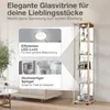 K-Möbel Glasvitrine stehend in Buche (176x37x33 cm) mit 4 Produktbild-Vorschau 4