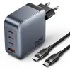 Ladegerät Vention 100 W 1xUSB-A 3xUSB-C + Kabel Produktbild-Vorschau 4