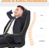 Fotel biurowy Vinsetto z funkcją masażu, ergonomiczny fotel Podgląd zdjęcia produktu 7