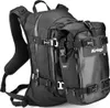A black backpack with side pouches. Produktbild-Vorschau