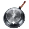 The underside of a frying pan with a wooden handle. Anteprima dell’immagine prodotto