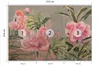 Muralo Vlies Fototapete FLAMINGOS Vögel Blumen Blätter Produktbild-Vorschau 3