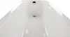 A top-down view of a white bathtub. Produktbild-Vorschau