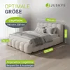 Juskys Polsterbett Catania - Bubble Design - 140 x 200 cm - Produktbild-Vorschau 3