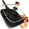 endusor Spiegeleipfanne für alle Herdarten zum Braten von Spiegeleiern, Bratpfanne für Eier Podgląd zdjęcia produktu