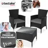 TecTake 402862, Černá, 2 sedadlo/sedadel, Dospělí a děti, Náhled obrázku produktu 5