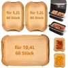 Backpapier für Heißluftfritteuse Airfryer Ninja Foodi Produktbild-Vorschau 1