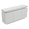 A white sideboard with drawers and doors, shown against a white background. Anteprima dell’immagine prodotto