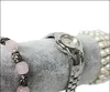 1er Schmuckständer für Uhren Armband Ketten Samt grau Produktbild-Vorschau 3