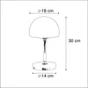 Steinhauer - lampe de table - Ancilla - chrome - verre Voir les images du produit 19