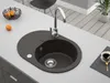 Granitspüle - Spülbecken - Küchenspüle - 58 x 42 cm - Produktbild-Vorschau 6