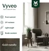 Vyveo - Blumentopf Amari - Gold metallic - 27x30 Produktbild-Vorschau 2