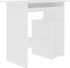 vidaXL Bureau blanc 80x45x74 cm bois composite Voir les images du produit 8