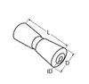 V-Kielrolle mit Buchse - aus Gummi, 180mm Produktbild-Vorschau 2