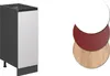 Meuble de cuisine Vicco R-Line Blanc 30cm J-Shape, sans PT, Voir les images du produit 5
