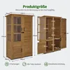 M MCombo Gartenschrank Gartenhaus Holz Wetterfest, Outdoor Produktbild-Vorschau 3