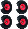 4x Sackkarrenrad Vollgummi 260x85 mm 3.00-4 60mm Nabenlänge Produktbild-Vorschau 1