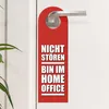 Nicht stören, Homeoffice oder Komm rein Türhänger in Produktbild-Vorschau 8