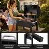 COSTWAY Holzkohlegrill tragbar, BBQ Grill Mini mit Deckel, Produktbild-Vorschau 8