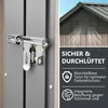 Geräteschuppen Gerätehaus Metall Gartenhaus Satteldach Produktbild-Vorschau 7