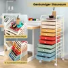 GOPLUS Rollwagen mit 10 Schubladen, Rollregal Badrollwagen, Produktbild-Vorschau 3