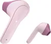 Two pink and purple wireless earbuds are shown against a white background. Produktbild-Vorschau