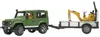 bruder Land Rover Defender  mit Mini-Bagger , Maßstab 1:16 Produktbild-Vorschau 23